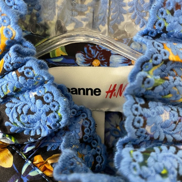 RABANNE H&M Patterned Poplin Top - Picture 6 of 7